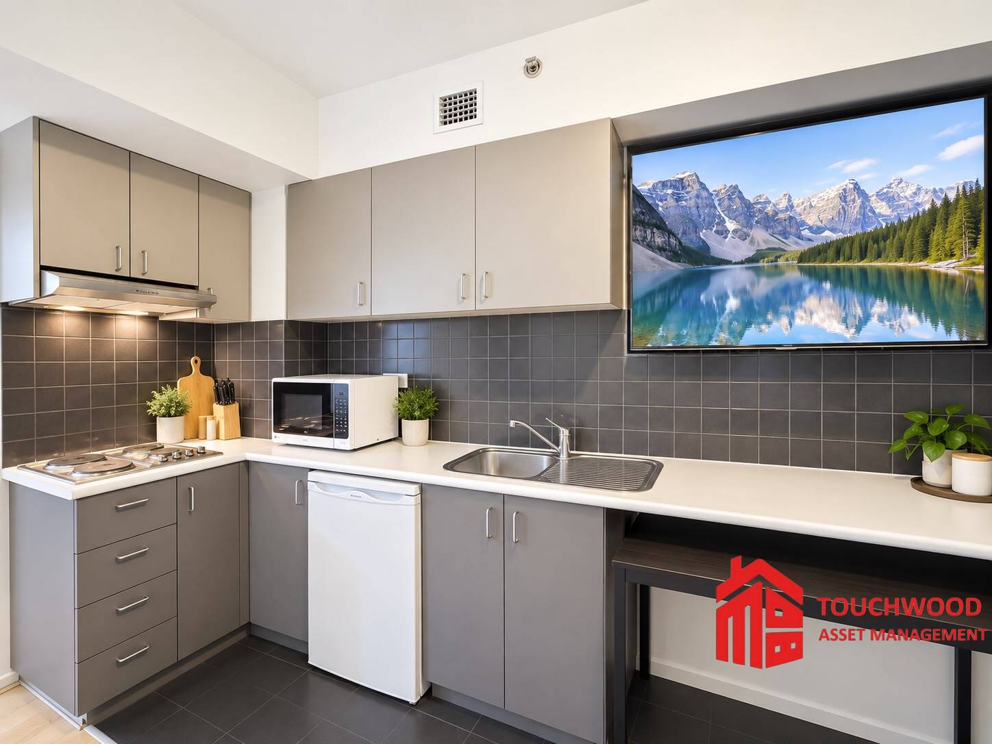 Kitchenette at 2016/39 Lonsdale Street, Melbourne