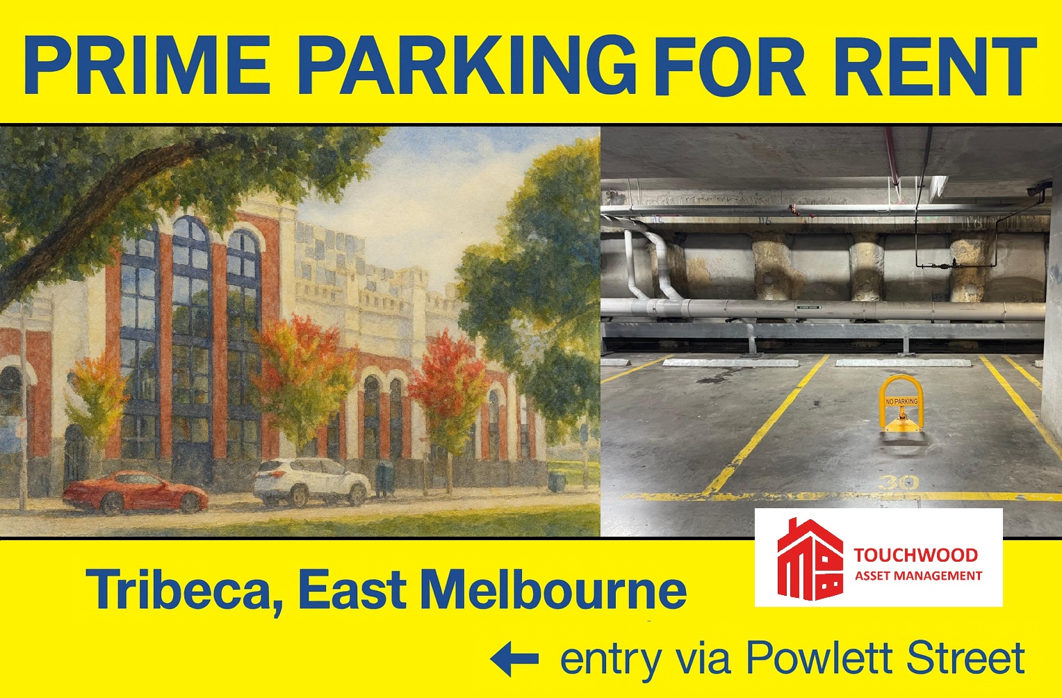 Secure Car Park for Lease at Tribeca, East Melbourne (lot. 30)