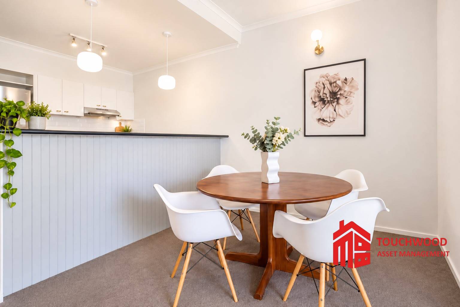 Dining area at 23/114 Dodds Street, Southbank