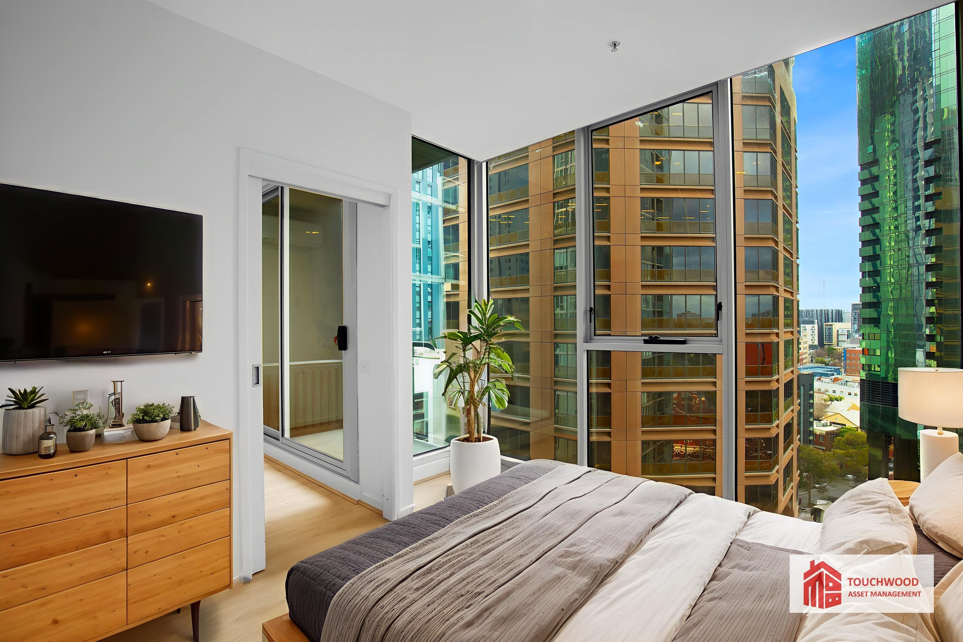 Master bedroom with ensuite