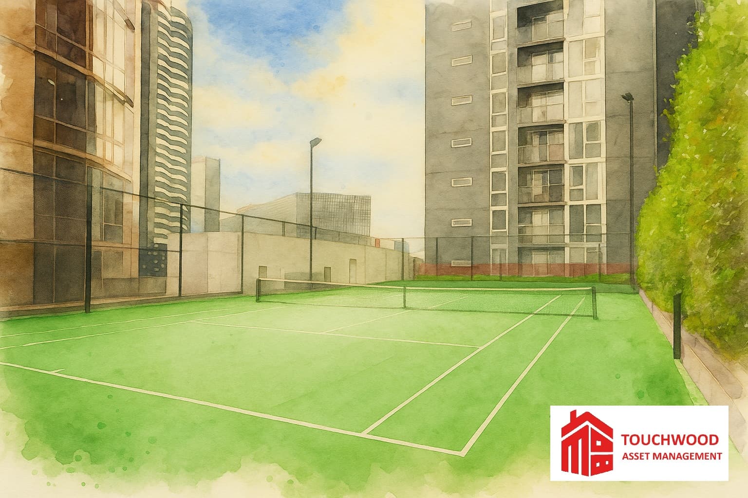 Tennis court facilities