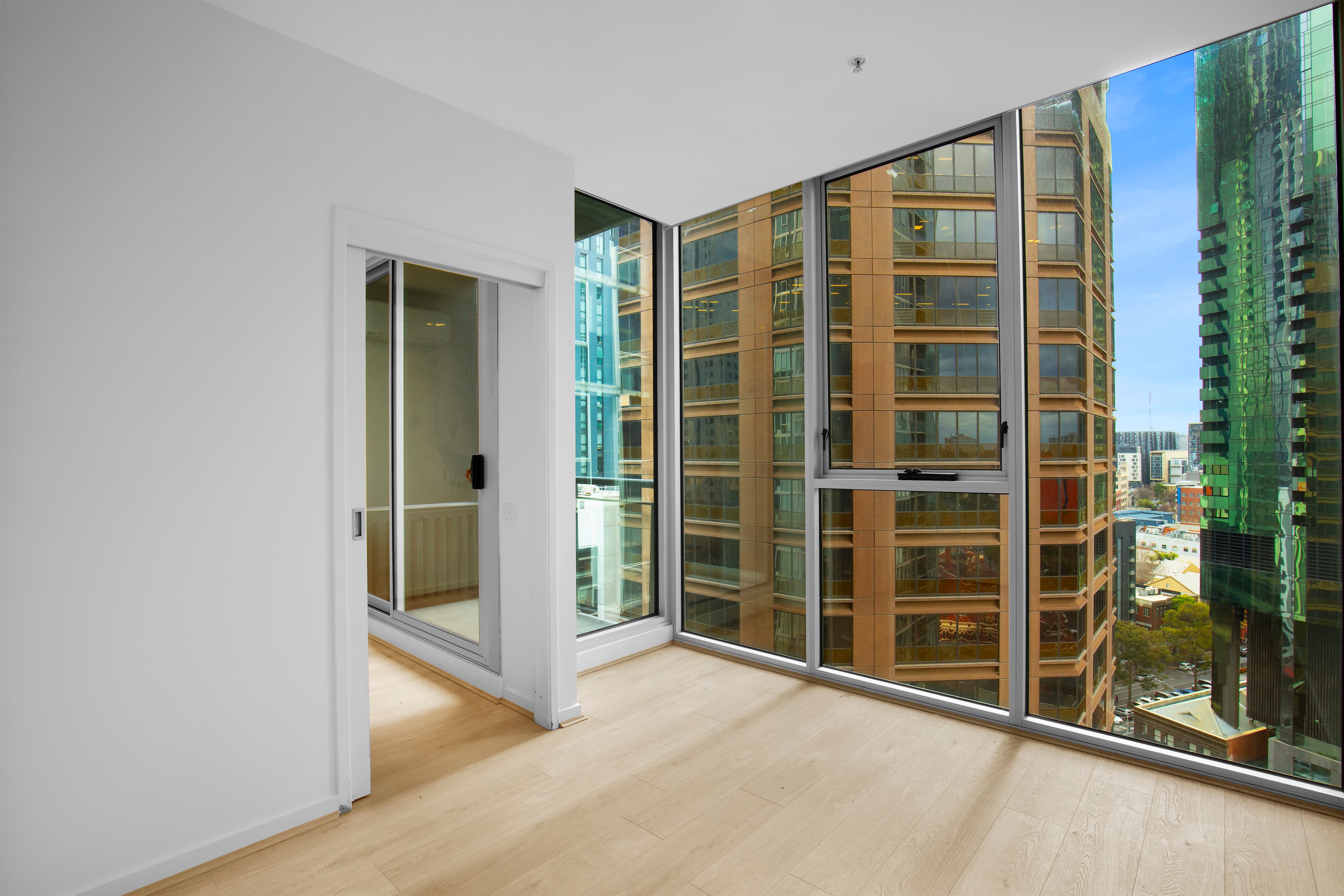 High-resolution bedroom view