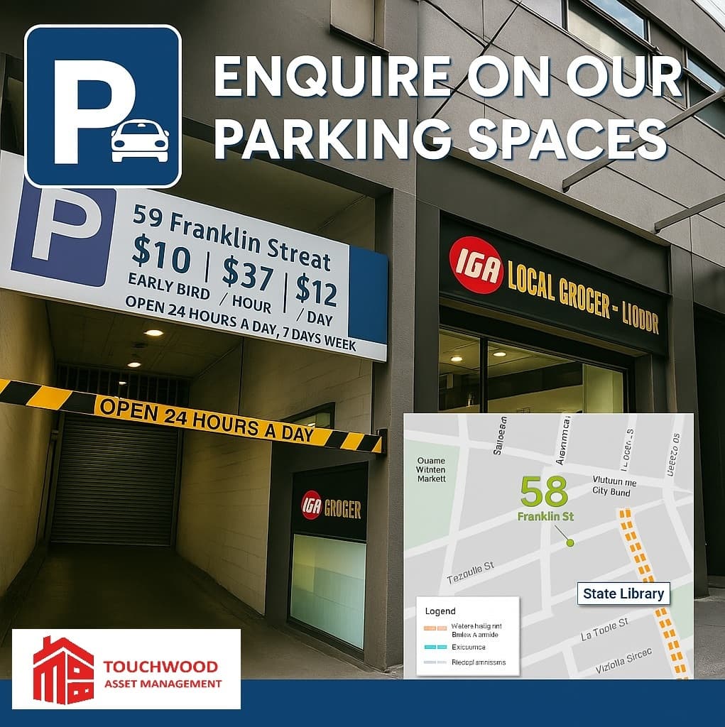 Parking space on Level 7 at 729/58 Franklin Street