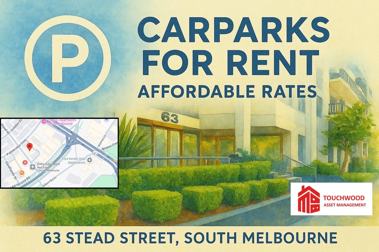 Affordable Parking Options– 63 Stead St, South Melbourne