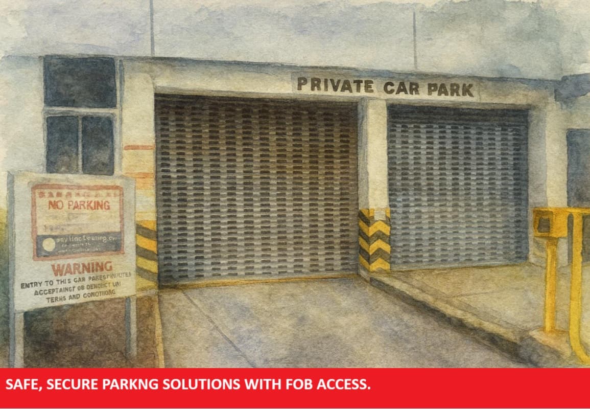 150 Albert Road garage door entrance