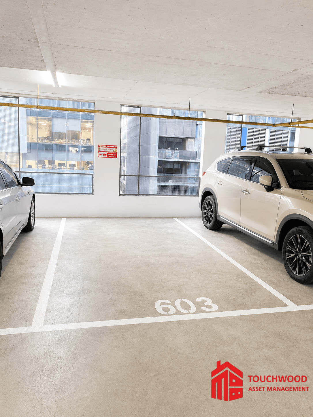 Car park bay 603 at 58 Franklin Street