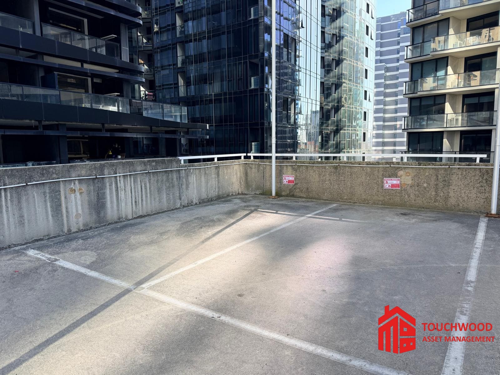 Rooftop car park at 11 Daly Street, South Yarra